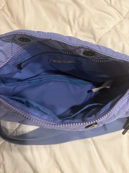 Street Level Quilted Lavender Adjustable Strap Crossbody or Shoulder Bag A2196 - Picture 10 of 10